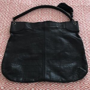 Banana Republic black leather bag !